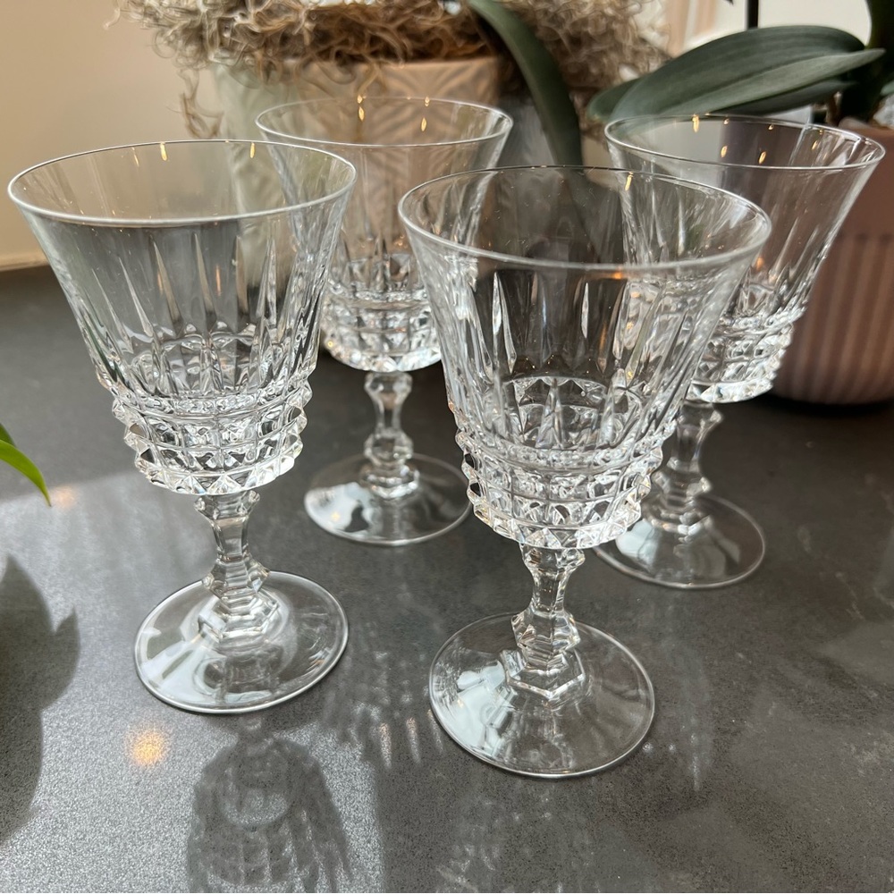 Cristal d'Arques 4 Crystal Glasses